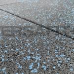 VersaFit Rubber Flooring Tile - Blue Fleck - 1mx1mx15mm VF-RFT15-BF