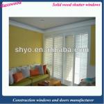 Vertical composite solid wood plantation shutter folding type