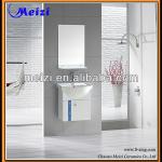 Wall hung PVC used bathroom vanity cabinets M-2091