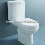 Washdown ceramic two piece toilet bowl with CE certificate