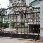 WH13G058 Best Design Wrought Iron Sliding Gate WH13G058