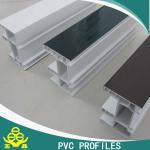 White and color extruded upvc profiles for window and door 80