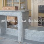 white fireplace mantel MX-BL-DLS091