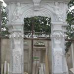 white marble archway gate AW-35