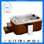 wholesale Outdoor acrylic MASSAGE,massage spa,bathtub water massage spa,three person massage bathtub LWS-8013