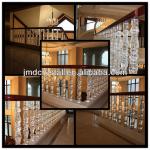 wholesales Crystal glass stair railings designs JMD-LT