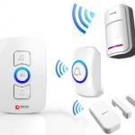 wireless doorbell support PIR and door sensor with alarm function, wireless doorbell for home security (KR-M525) KR-M525