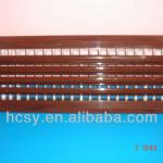 Wood Grain PVC Stripe Of Central Air-conditioning Outlet Profile