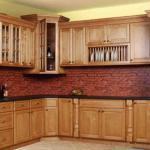 wood kitchen cabinet