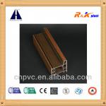 Wood-looking extruded pvc window profile HSPG60-01