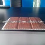 wooden laminated pvc panel ( two groove) HB001