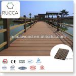 WPC composite outdoor Hollow W-PE hardwood decking for garden 146*23mm China 14623