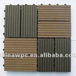 wpc outdoor composite decking, interlocking deck tile,outdoor diy tile 30cm*30cm