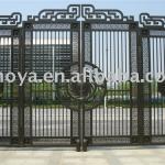 wrought iron galvanized driveway gate OYA-014
