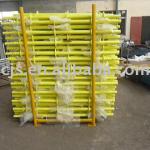 Yellow powder coated scaffolding standard JC-RS-1