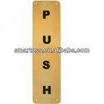 1.5mm thickness Door Push finger plate in stainless steel material PFD001