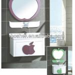 2014 New Design High Quality&amp;Cheap Modern Mirrored Pvc Bathroom Cabinet Wall-Hang Bathroom Vanity