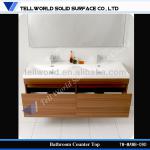 Modern Bathroom Furniture One Piece Vanity Top Bathroom Vanity Double Sink Bathroom