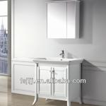 modern high glossy solid wood bathroom vanity