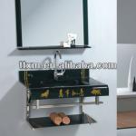 bathroom glass basin