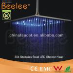 16&quot; Stainless Steel Hydro Power LED Rainfall Shower Head