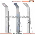 Stainless steel LED shower panel