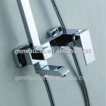 10139 square brass bath &amp; shower faucet