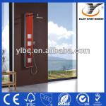 Modern Red Style Selections Shower Panels With Massage Function