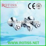 RTS8827-3 Doubel handle bath &amp;shower tap chrome