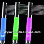 2014 led bathroom hand shower with 3 color changing
