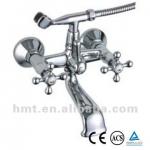 Fashion Double Handles Brass Bathtub Faucet Mixer, Bathroom Set