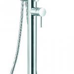 Single lever bath/shower mixer floor-mounted