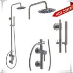 Thermostatic shower mixer bath stainless steel shower mixer