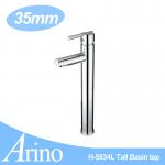 Chrome plated and polishing bathroom taps wash hand brass basin tap-H-5934L