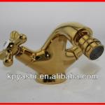 gold european brass bidet faucet
