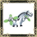 new design green double handle water mixer tap bidet faucet