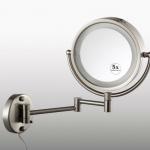 8 1/2 inches 5X magnifying mirror with circular light MR8008