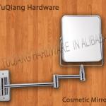 wall mounted flexible Rectangle Bathroom square makeup mirror-TQ-390