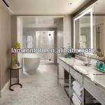 Hotel vanity LED lighted wall bathroom mirror