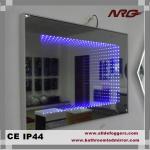 Infinity Mirror With LED Lit Optical Illusion