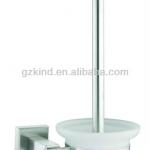 Wall mounted 304 square toilet brush holder
