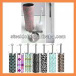 decorative metal toilet brush holder stock