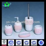 2013 new ceramic bathroom set toilet brush holder