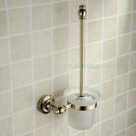 Gold Finish Toilet Brush Rack Wall-mounted Toilet Brush Holder BA3716G