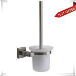 Toilet brush stainless steel wall mounted appliance holder