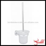 Aluminum bathroom accessory wall mount toilet brush holder