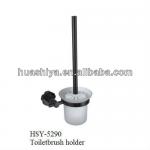 HSY-5290 black wall mounted toilet brush with holder