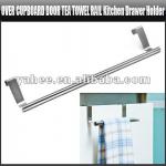 Over Cupboard Door Tea Towel Rail Kitchen Drawer Holder Towel Racks Towel Holder, YFK229A