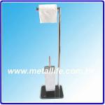 Metal Paper Holder with toilet brush