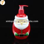 Plastic Liquid Soap Dispenser Bottle with Santa Claus